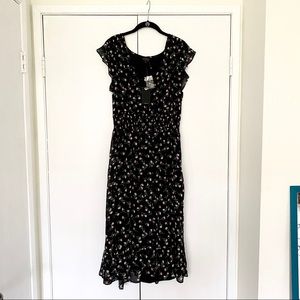Lucky Brand Black Floral Dress